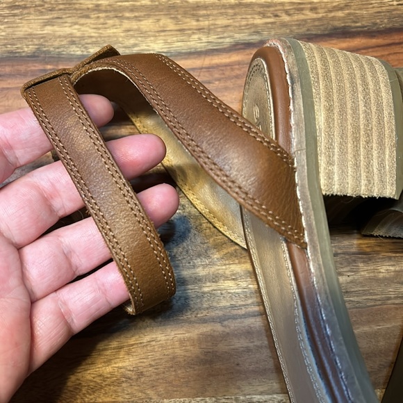 SPERRY - woman top sider seaport city sandals leather ankle straps size 9M - Picture 9 of 10